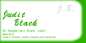 judit black business card